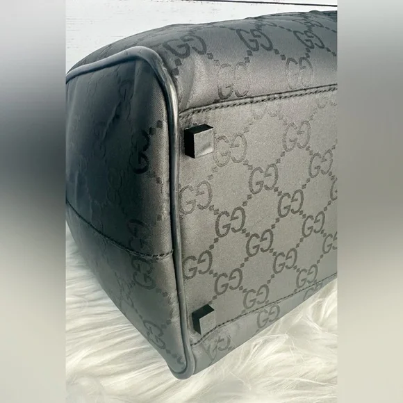Authentic Gucci GG Canvas Boston Bag – Y2K Vintage 🖤 - Picture 10 of 16
